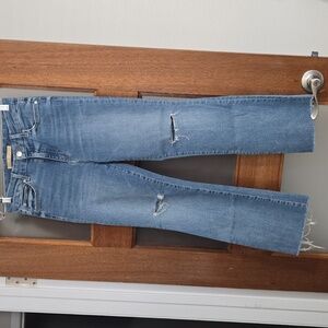 Joe's Jeans Light Blue Distressed Flare Jeans